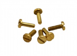 Fastener Custom Brass Cross Pan Head Full Thread Machine Screw